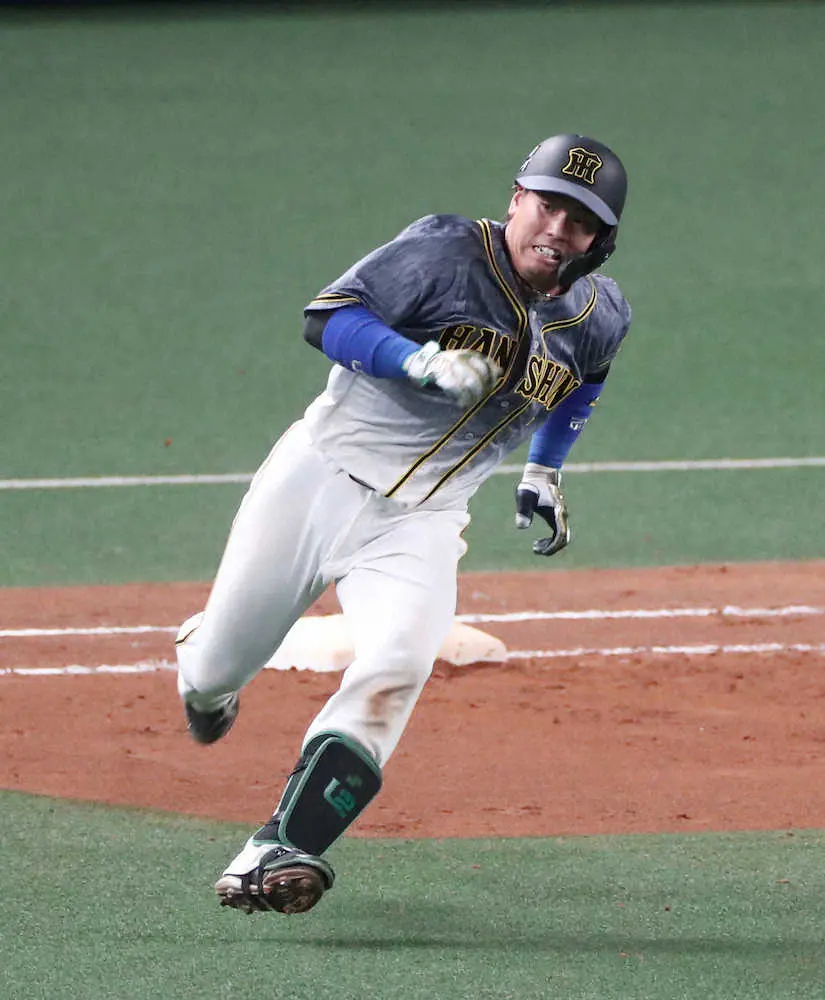 阪神・梅野　“得点圏の鬼”粘りの今季初三塁打で得点圏打率・550