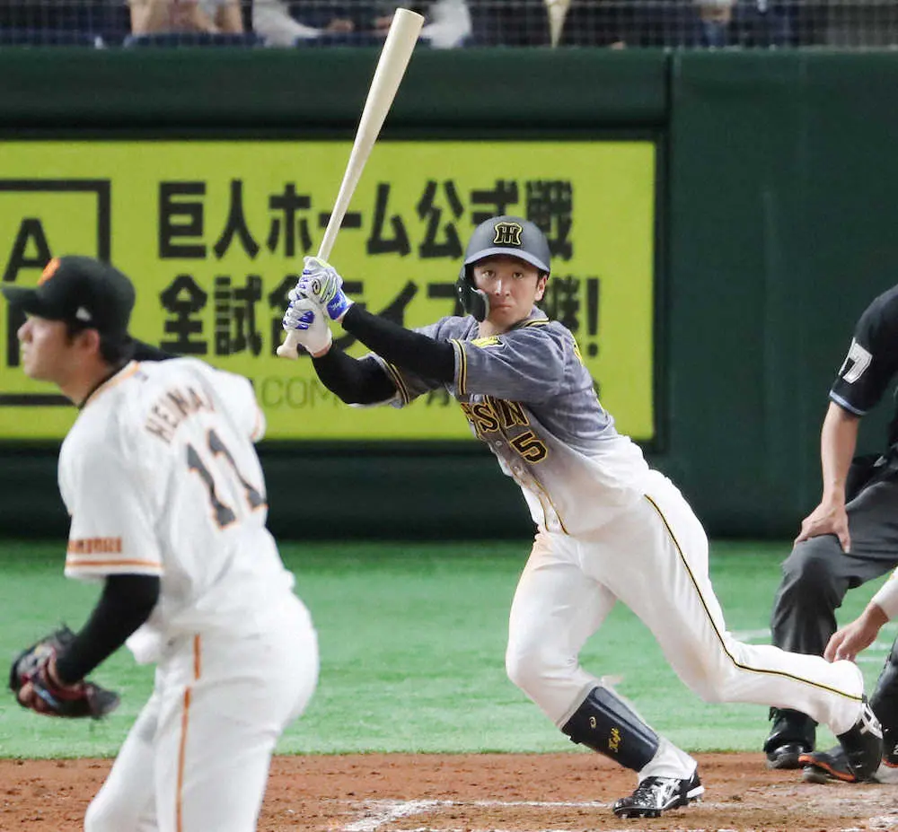 阪神・近本　5月デーゲームは驚異の打率5割　猛打賞に2得点「いい仕事ができた」