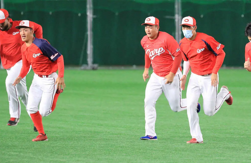 コロナ禍の広島、巨人戦のスタメン発表　1番・遊撃に田中広、二塁は安部　林が三塁で今季初先発