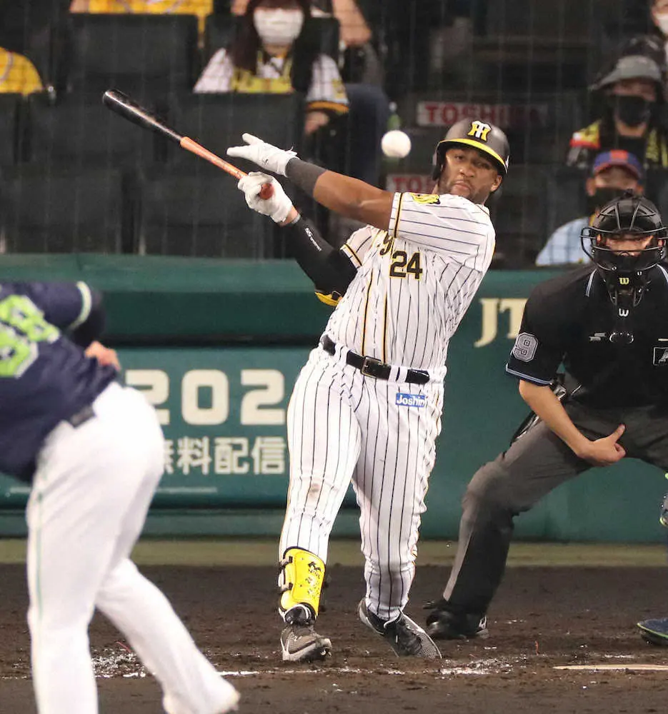 【画像・写真】阪神・ロハス　来日初安打が“甲子園40年ぶり”1号　タイムリーも出て2安打2打点　ついに覚醒