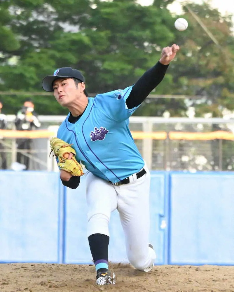 首都大学リーグ　ドラフト上位候補の筑波大・佐藤隼は12奪三振、2失点完投も実らず