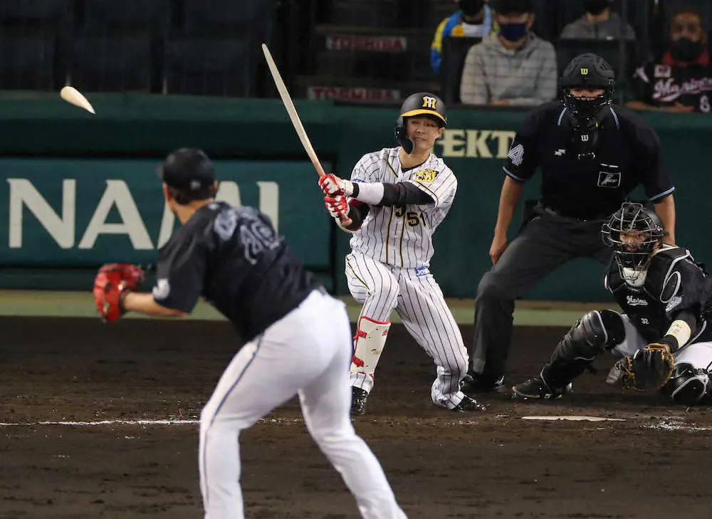 若虎が「憧れ」鳥谷の前で躍動！阪神“新2番”中野は「食らいついて」2打点、8番小幡は2得点