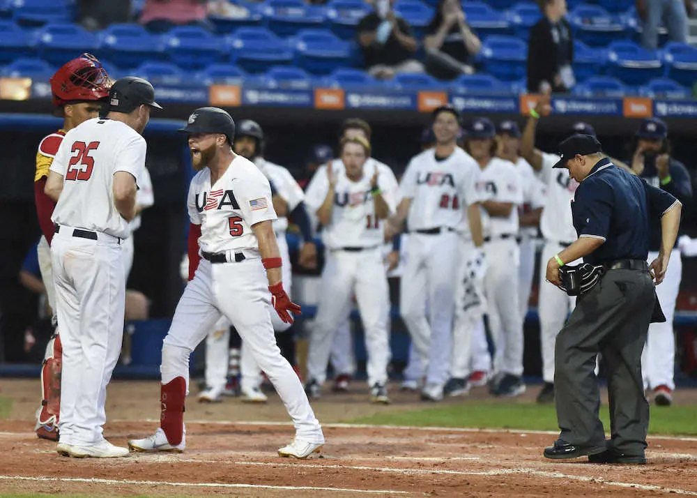 米国代表が東京五輪出場権を獲得　ベネズエラに勝利