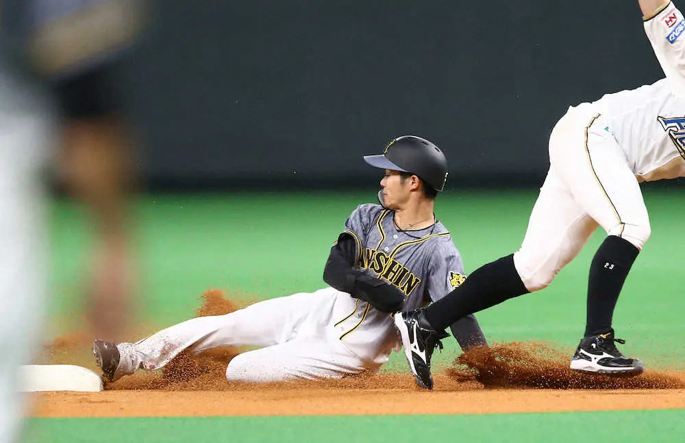 阪神・中野は失敗しない男！　8日の日本ハム戦で2盗塁　いまだに盗塁成功率100％