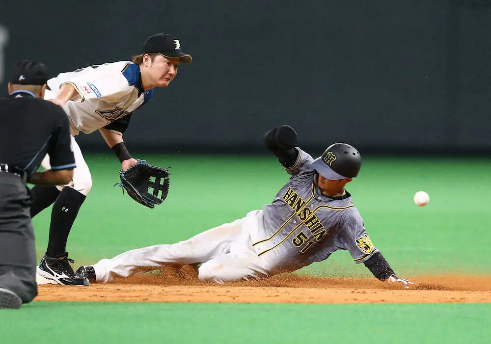 阪神・中野“無傷”の10盗塁到達　2リーグ制以降では球団新人初「タイミング合ったら思い切って」