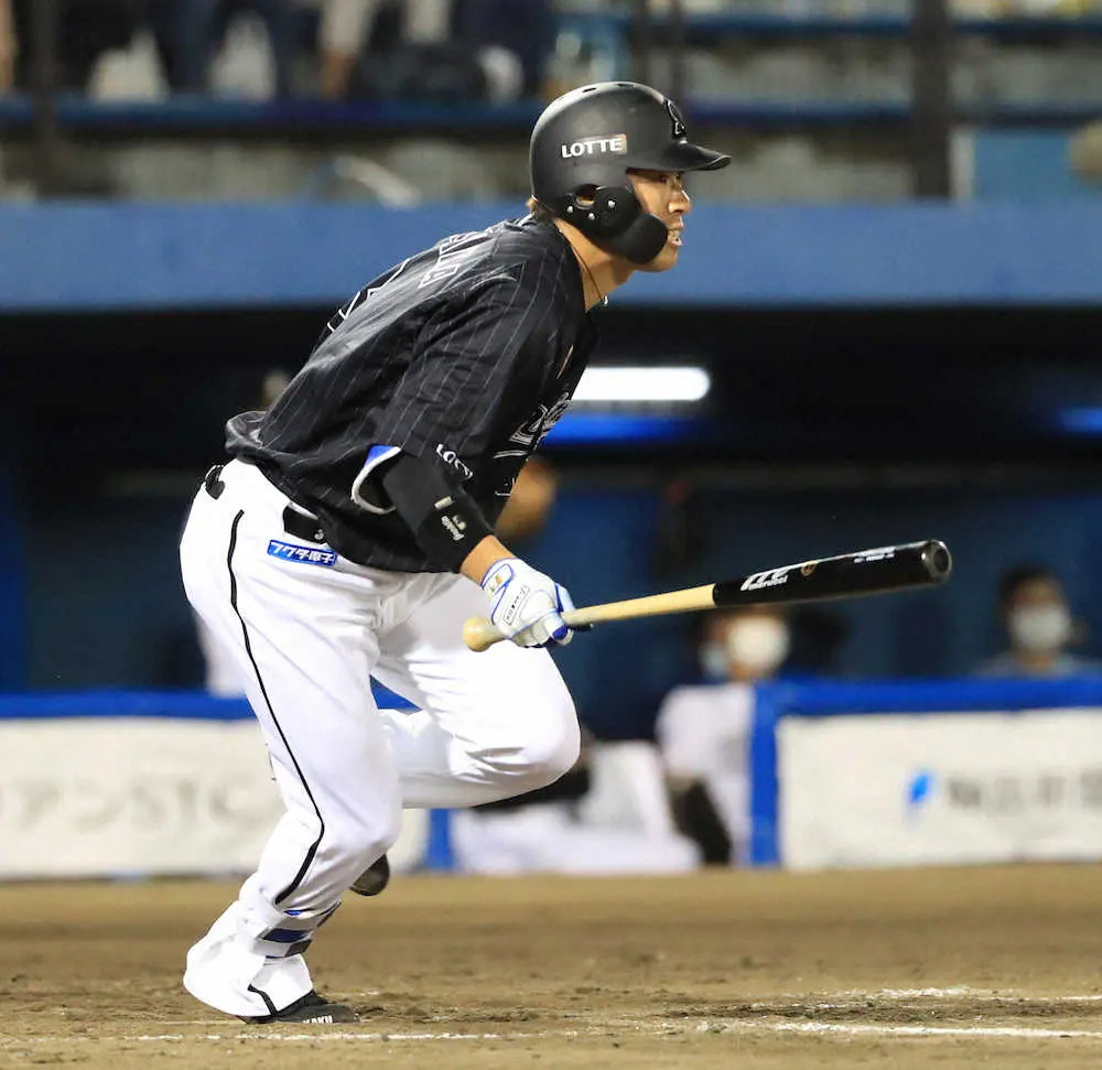 ロッテ・角中が祝砲V打　鳥谷が40歳バースデー「先輩の誕生日に打ててよかった」