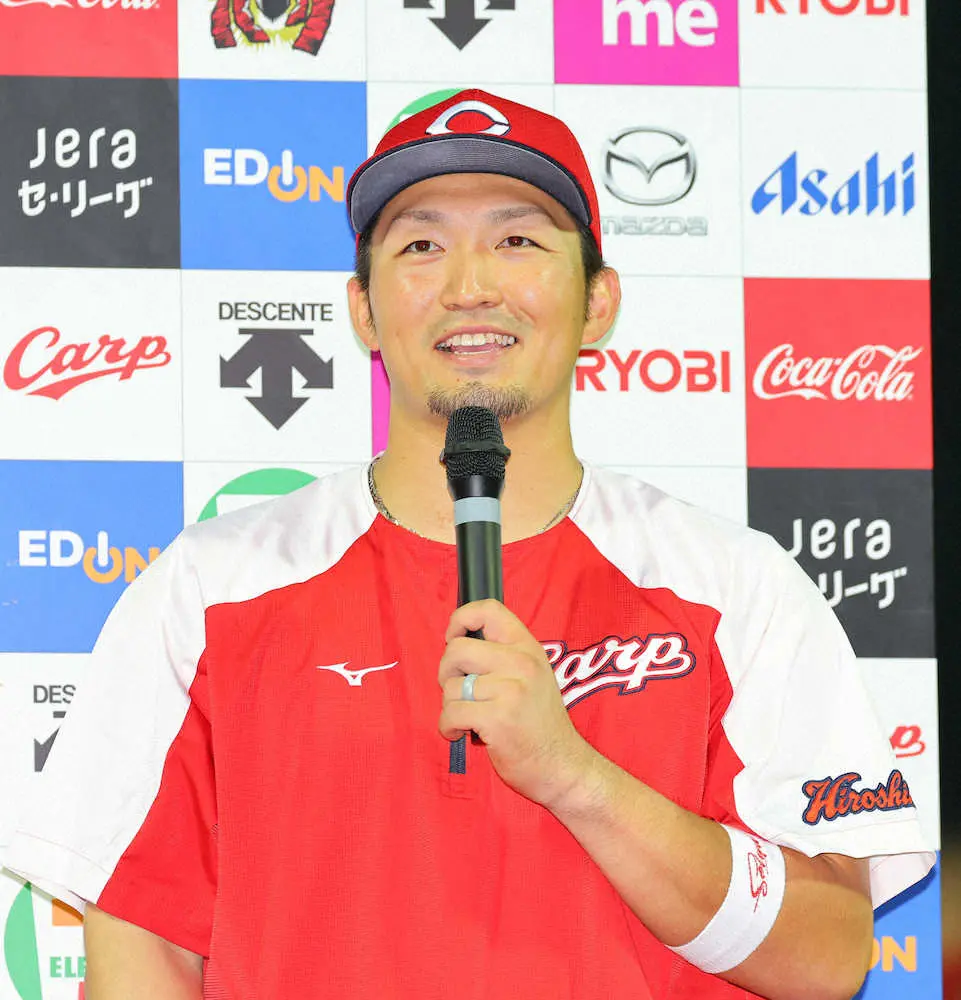 広島・誠也　ファンに“ヤジらせない”野球を約束！「前みたいにすごい声援のある球場に」