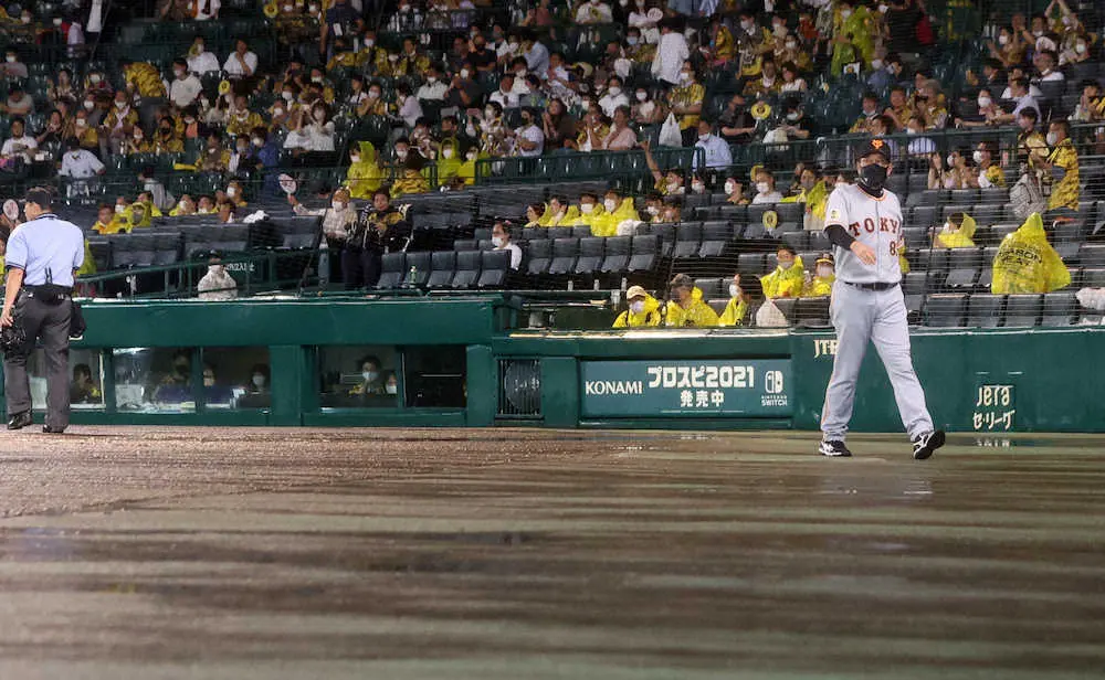 【画像・写真】巨人“伝統の一戦”で悪夢再び…甲子園で94日ぶり今季2度目の7回コールド負け、両手広げ“WHY”