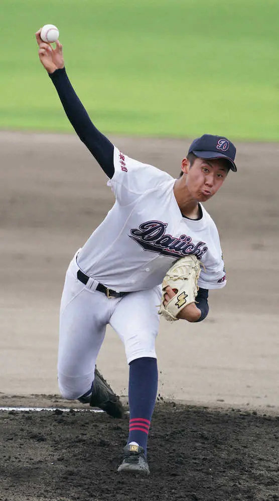 岐阜第一・阪口、8球団スカウトの前で8回17K圧投発進！「上位候補」と太鼓判