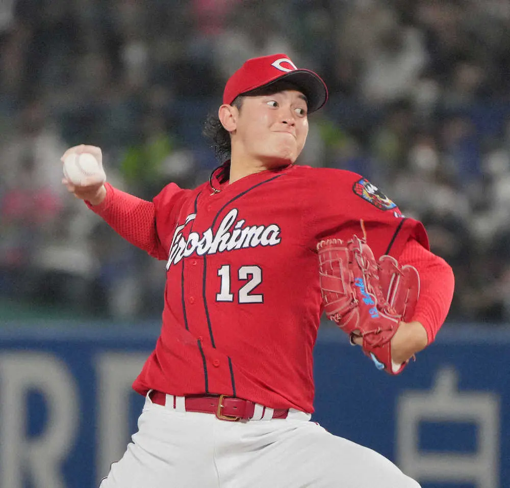 【画像・写真】広島ドラ3・大道　仲間に感謝の4勝目　8回ピンチで降板も「抑えてくれると思ってた」