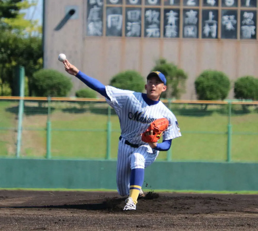 武庫荘総合・斉藤　投打の活躍に中日・中田スカウトアドバイザー「想像していた以上」