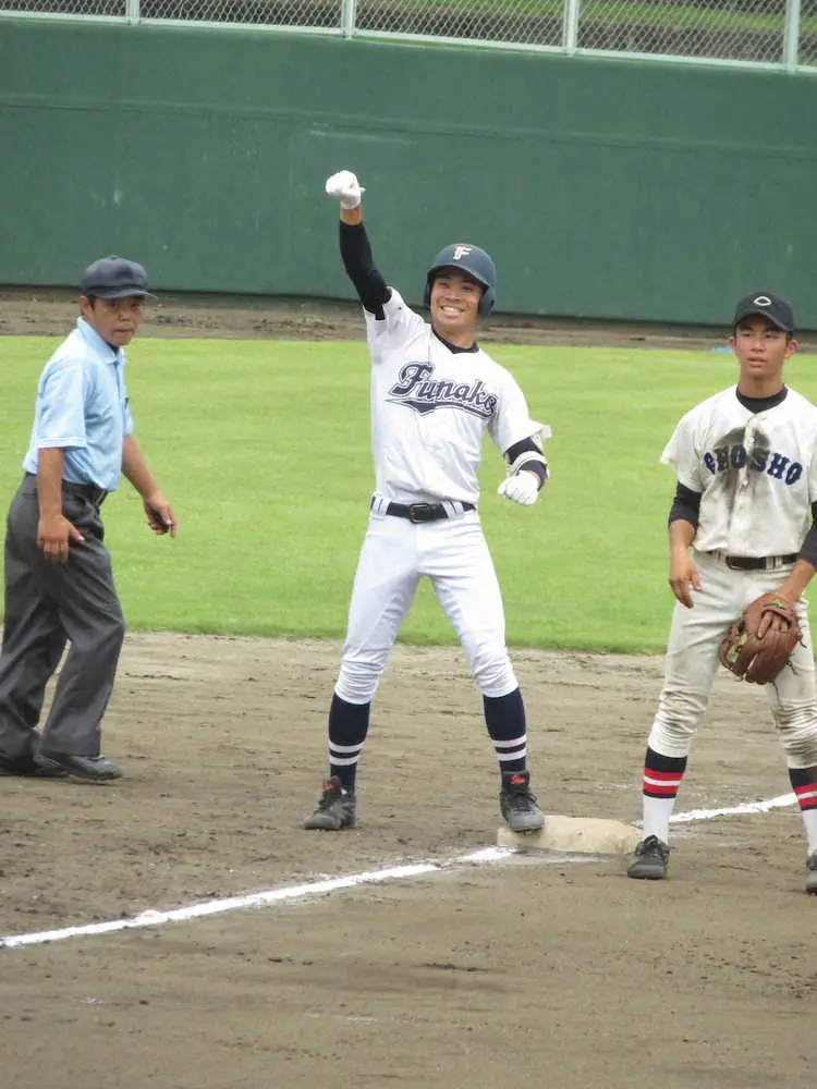 【画像・写真】船橋　本橋のサイクル安打で21年ぶり5回戦進出！超進学校　敗戦から導いた“傾向と対策”