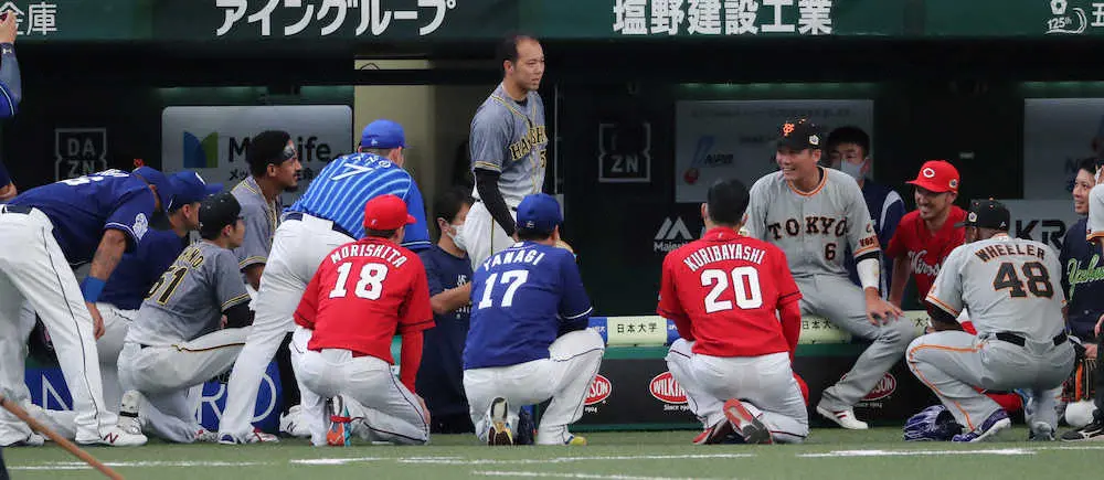 夢舞台で阪神・青柳の人気が急騰？　円陣の声出しで笑い誘う