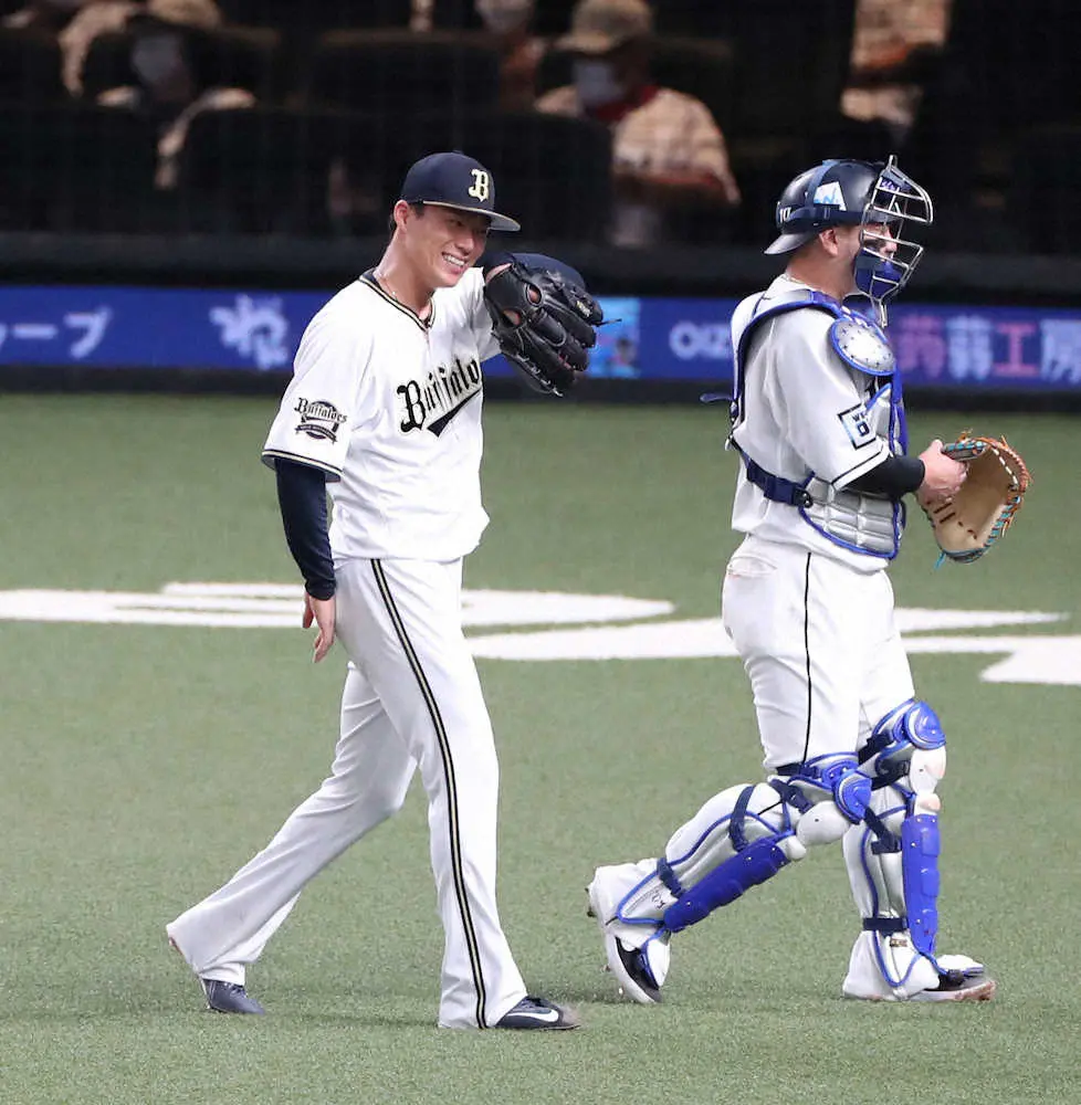 【画像・写真】球宴も主役だ！オリックス・由伸　2回完全投球でパの先発全う　東京五輪も任せたぞ！