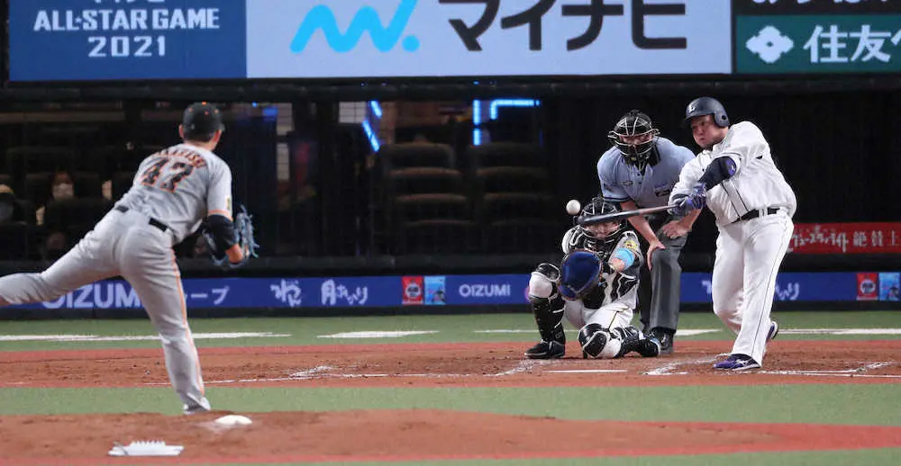 全パ・山川　決勝進出ホームランダービー勢いそのまま2点先制打「次の目標はホームラン」