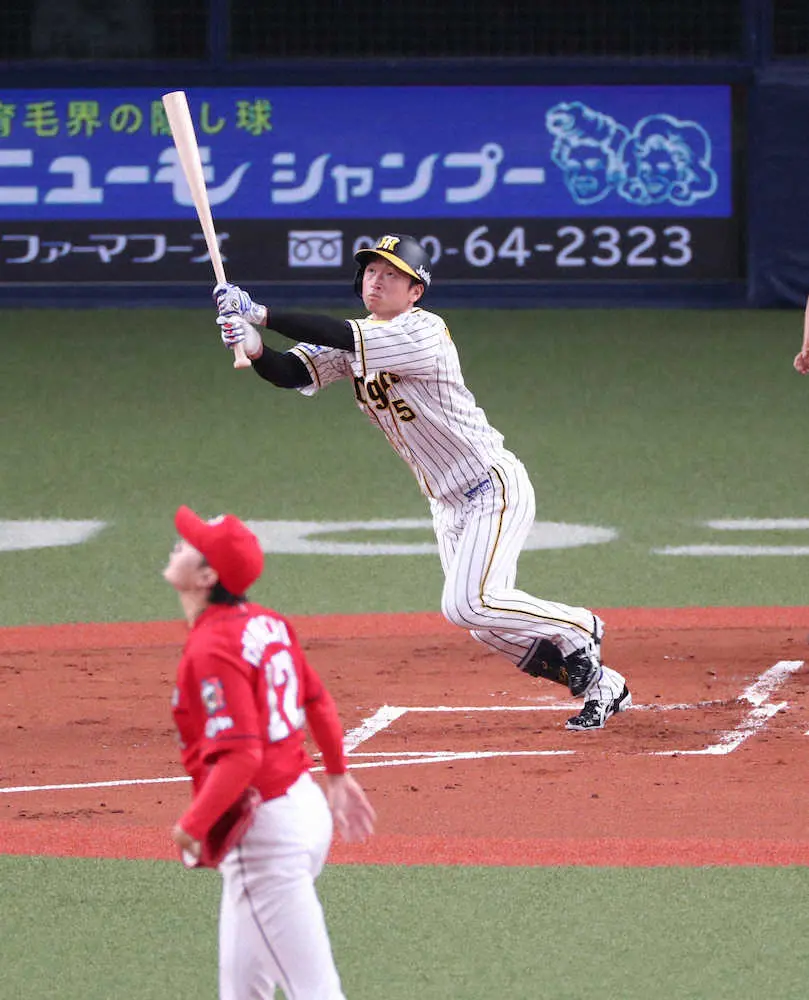 阪神・近本　今季3本目の先頭打者アーチ「自分のスイングができた」