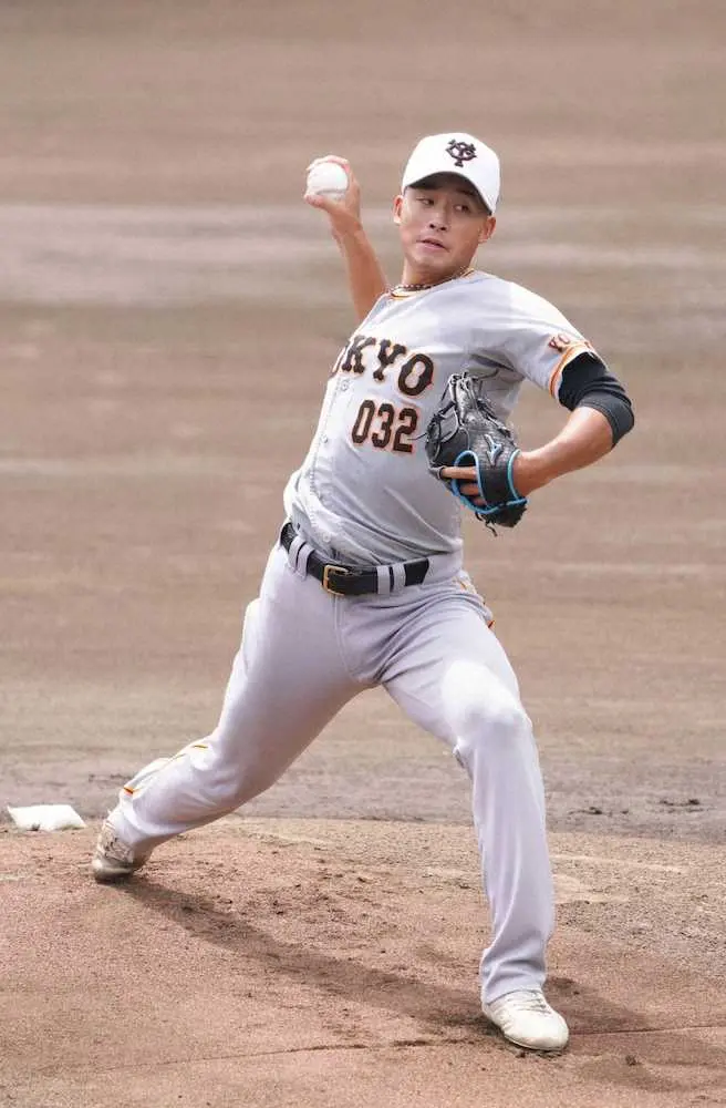 昨年に右肘手術の巨人・堀田　2軍練習で打撃投手　「順調にきている」