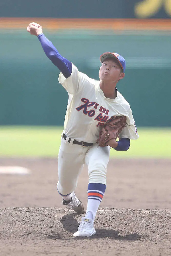 神戸国際大付　エース阪上が投打で活躍し16強　青木監督「打者をしっかりと見て投げられていた」