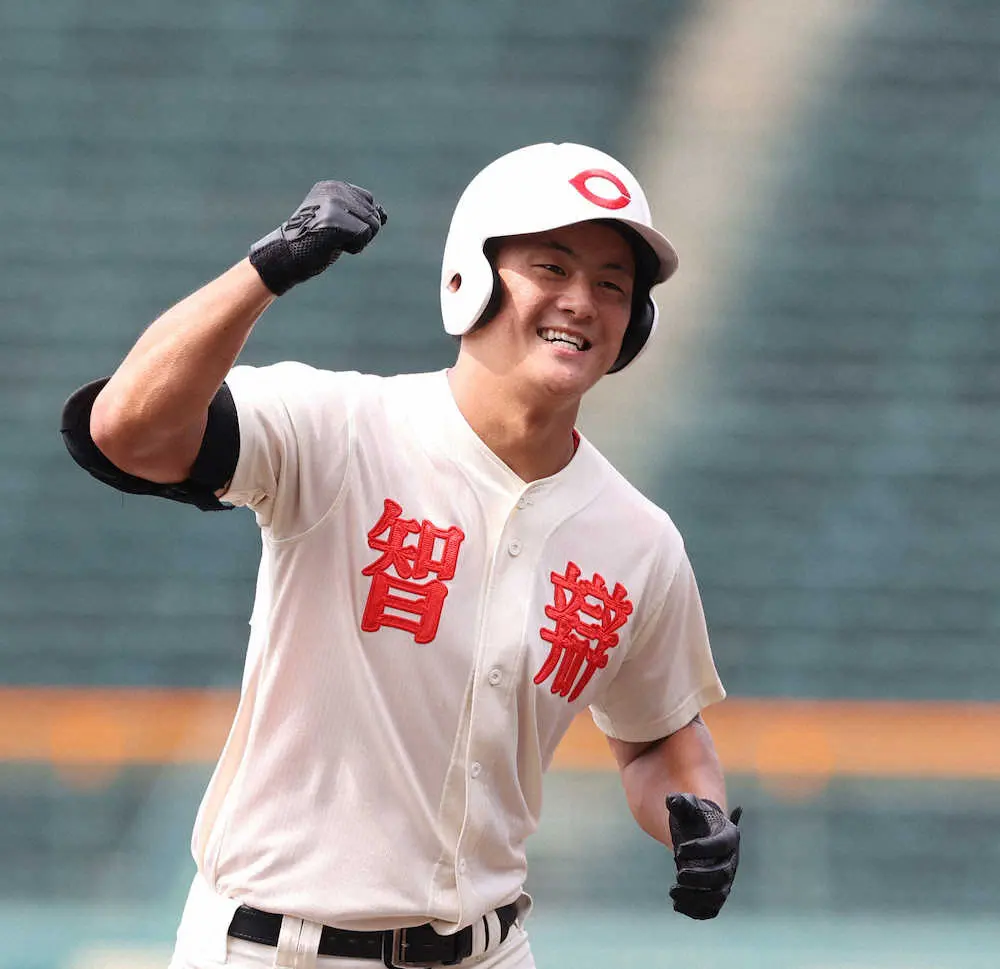 阪神　智弁学園・前川右京を4位指名　先輩・岡本和ばりの打棒が魅力　「伝統ある球団。頑張りたい」