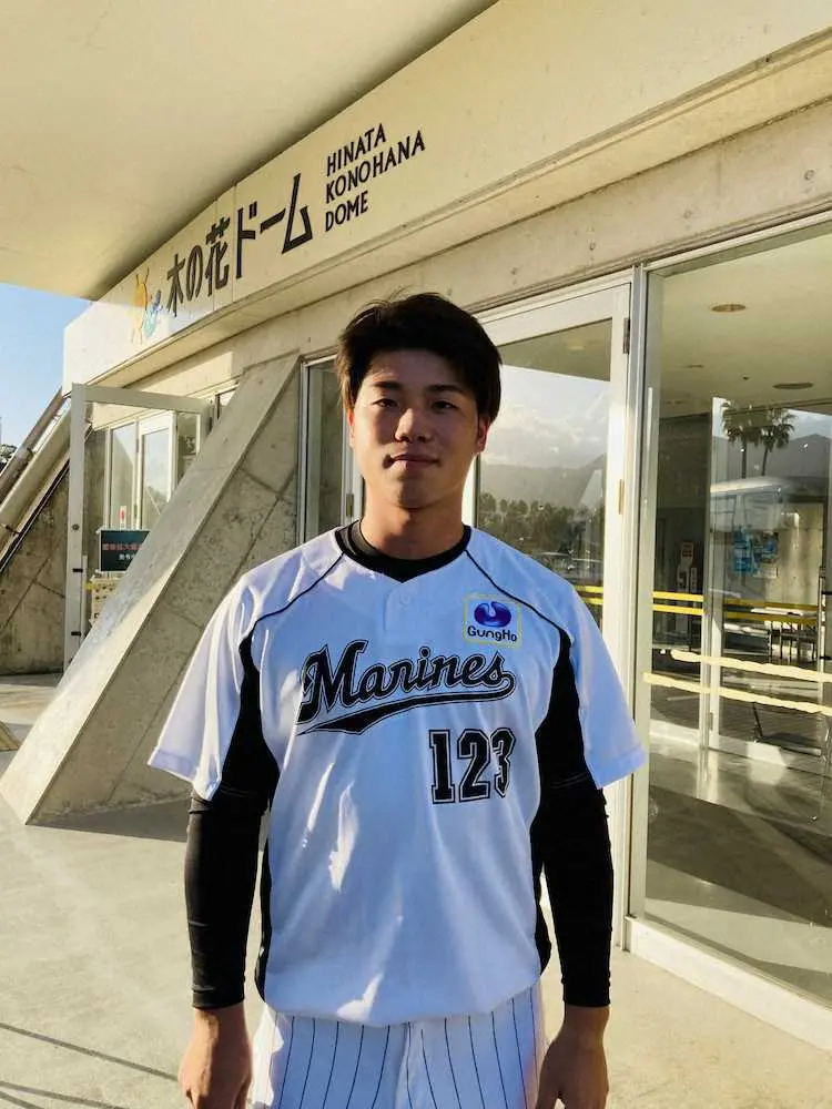 ロッテ育成4年目・森「いい投球できたら」地元宮崎でファーム日本選手権・阪神戦に先発　