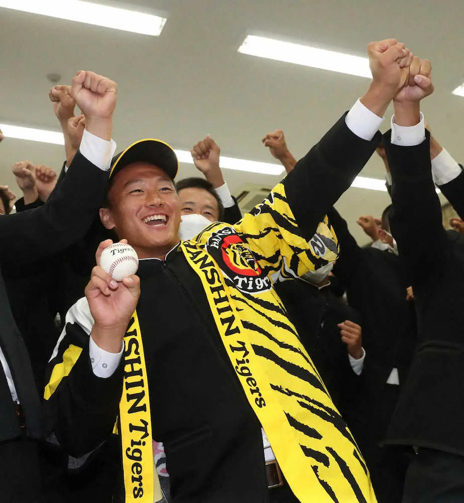 阪神1位・森木　“レジェンド”球児の06年球宴「予告ストレート」に衝撃「ああいう真っすぐを投げたい」