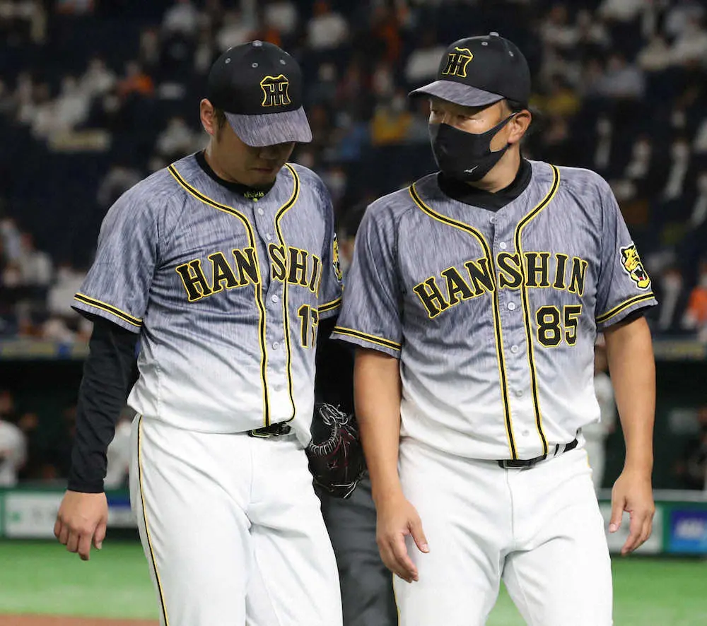 阪神・西勇　緊急降板は右肘の違和感　矢野監督「検査しないと分からない」
