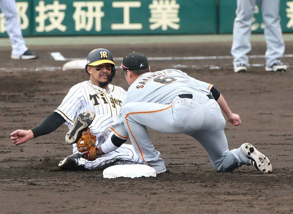 阪神　5回にマルテがチーム初安打も盗塁失敗で好機ついえる　宿敵菅野相手に4回まで完全投球許す