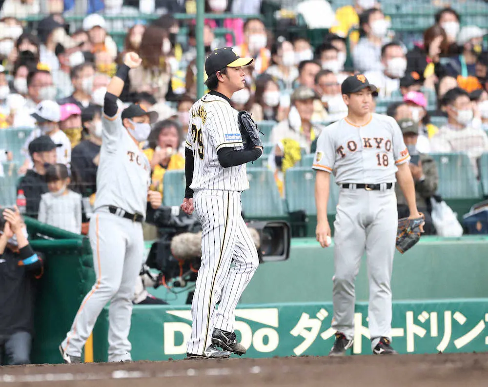 “巨人キラー”阪神・高橋　「痛恨」今季21イニング目に初失点　2年ぶりCS登板も「申し訳ない」