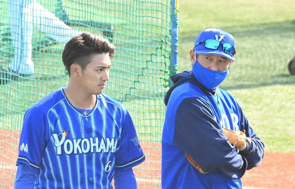 DeNA森敬斗が石井琢朗コーチからマンツーマン指導　現役時の実績知り「そんな選手になりたい」