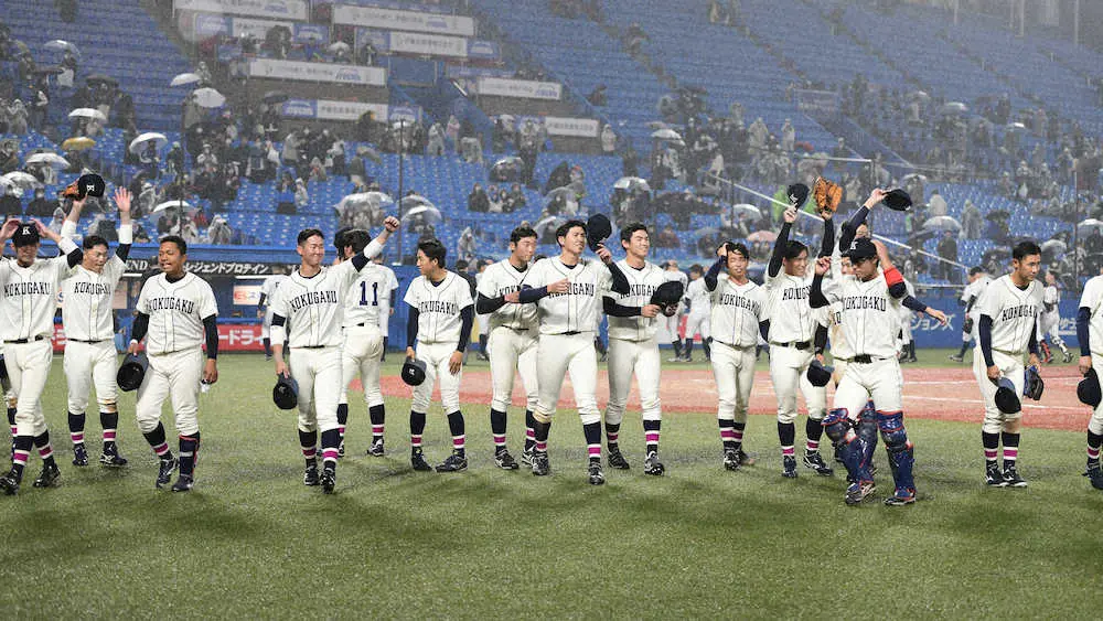 【画像・写真】国学院大6人継投で大会初勝利　西武・育成ドラ4川村が走者一掃適時三塁打