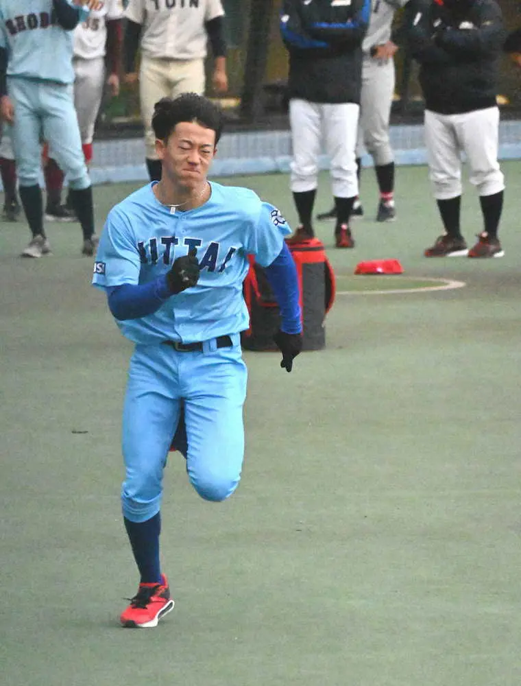 日体大の「ネクスト大谷」矢沢宏太が大学代表候補合宿で50メートル走5秒8!「1番が取れて良かった」