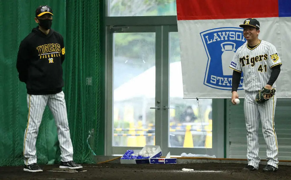 阪神・村上　矢野監督「3勝いける」に力強く返答「10勝します」、2・8日本ハム戦でアピールだ