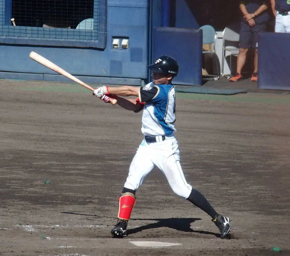 日本ハム・五十幡“ビッグり”4番で1安打　初の遊撃守備に「野球観を広げていきたい」