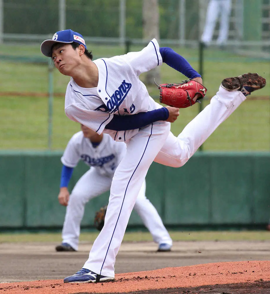 中日・高橋宏　1軍対外試合「デビュー」で圧巻3回無失点　最速153キロ　開幕ローテへ大前進