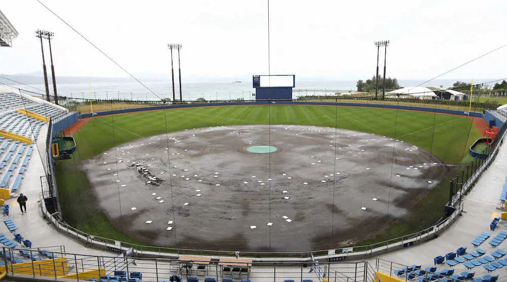 日本ハム―楽天の練習試合は雨天中止