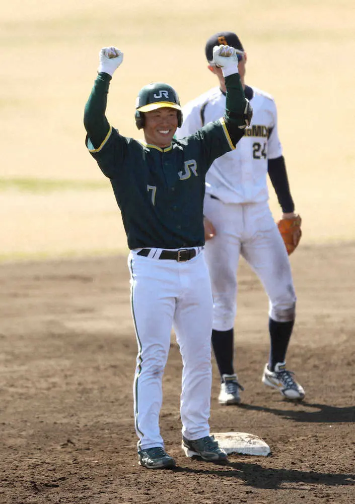 JR東日本東北が逆転勝ち　大保主将、チームの粘り実感「束になって相手に向かっていく感じ」