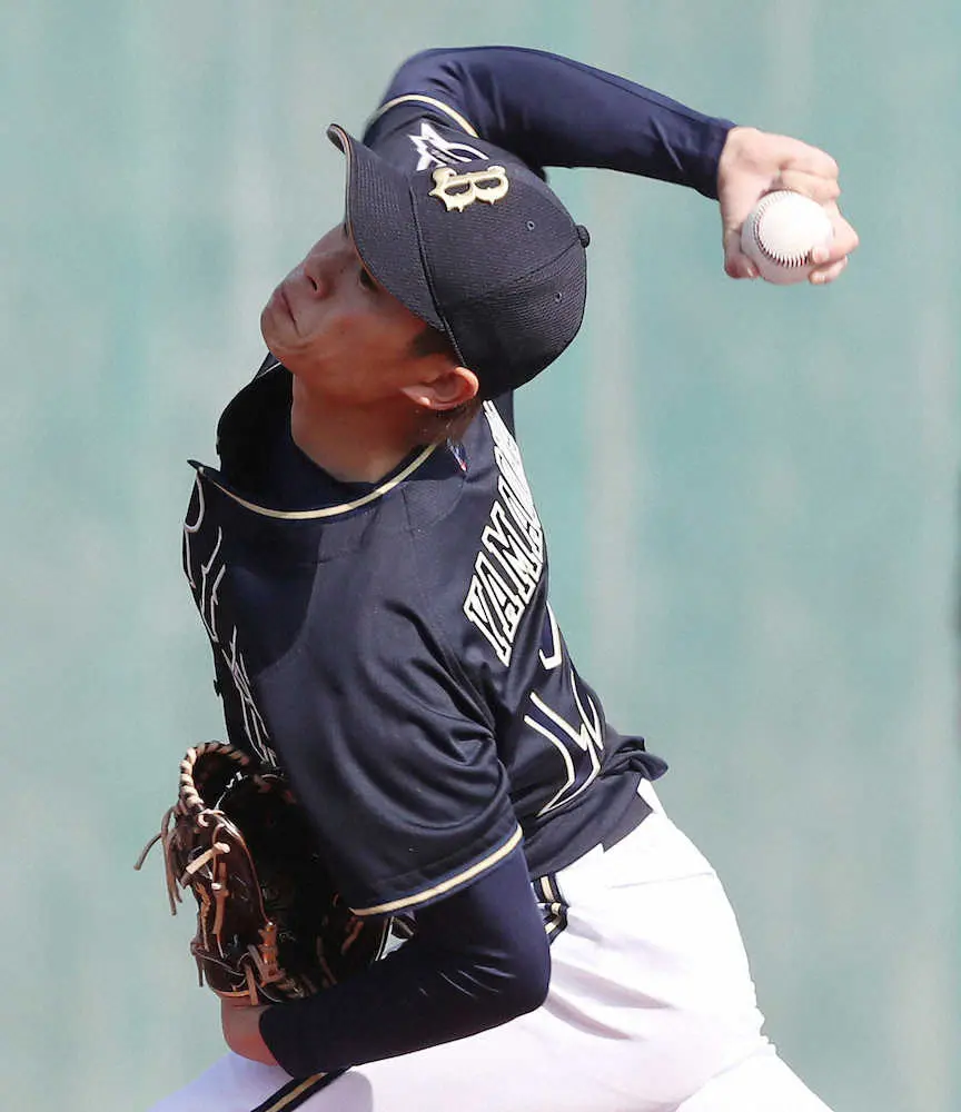 オリックス・山岡　3回2/3零封で開幕ローテ入りアピール「もっと状態上がる」、中嶋監督は先発起用示唆