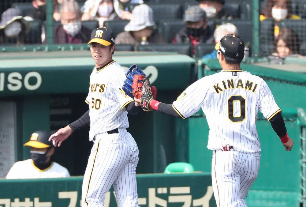 阪神　11安打6得点で快勝　役者が揃い踏み　青柳7回1失点、大山＆梅野が2点打