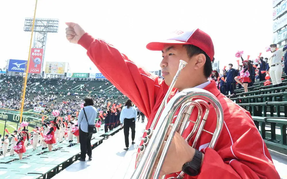 ブラスバンドでかなえた甲子園の夢　中学時代は野球部に所属した浦和学院吹奏楽部・武笠翼さん