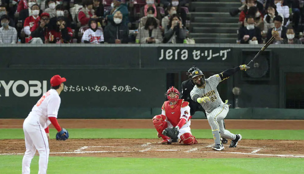 阪神・ロハス　今季初スタメンで1号先制弾　開幕4連敗のチームを救えるか