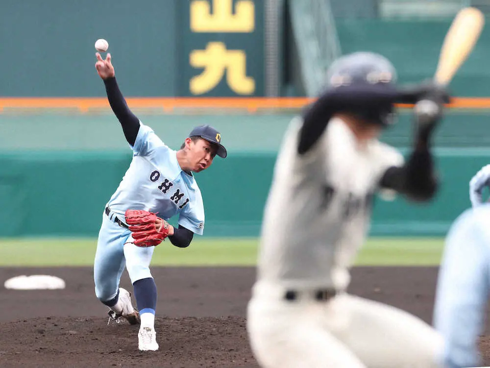 近江・山田　魂の熱投実らず準優勝、3回途中4失点で自ら降板　5試合で計594球の力投