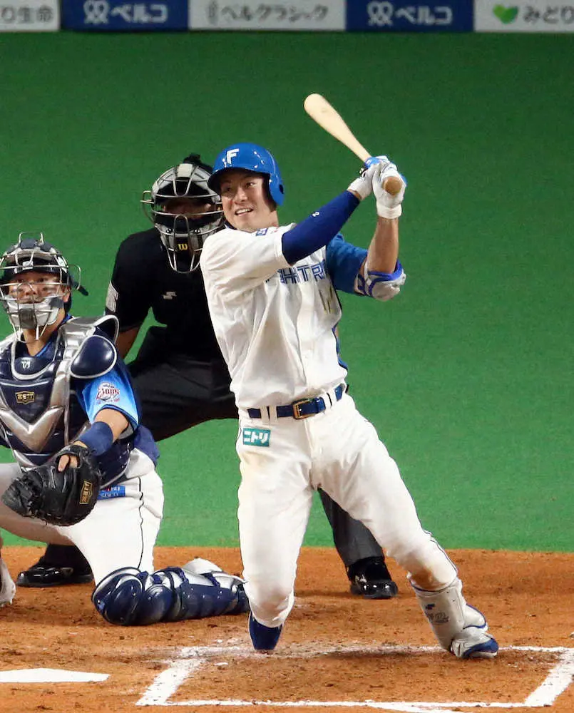 日本ハム・松本剛　今季初勝利に大貢献　3安打2打点1盗塁と躍動