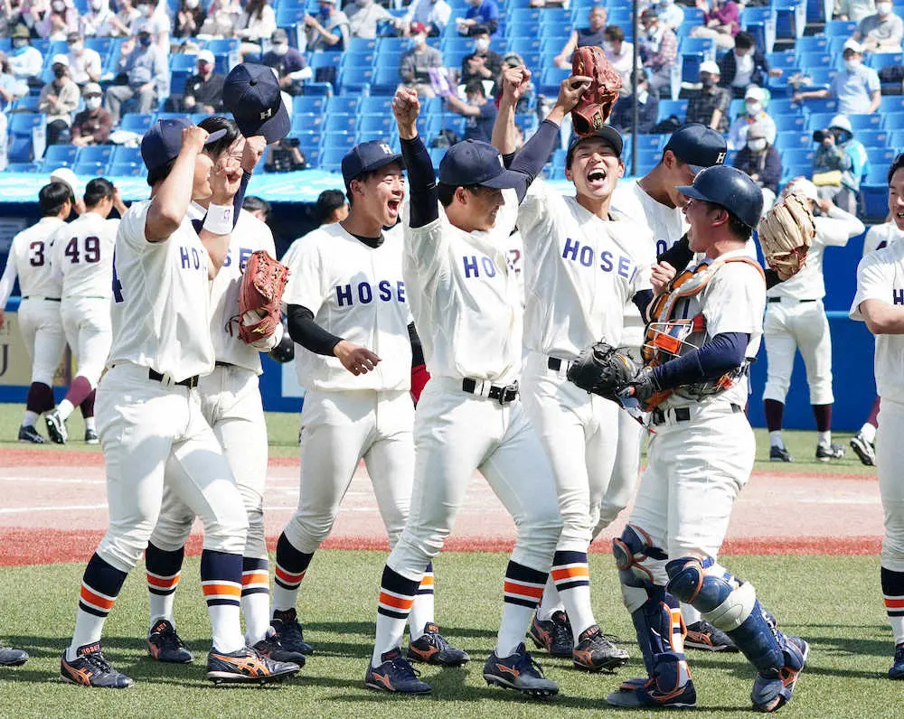 東京六大学野球　法大が2連勝で勝ち点　リーグ戦初登板の塙が初勝利