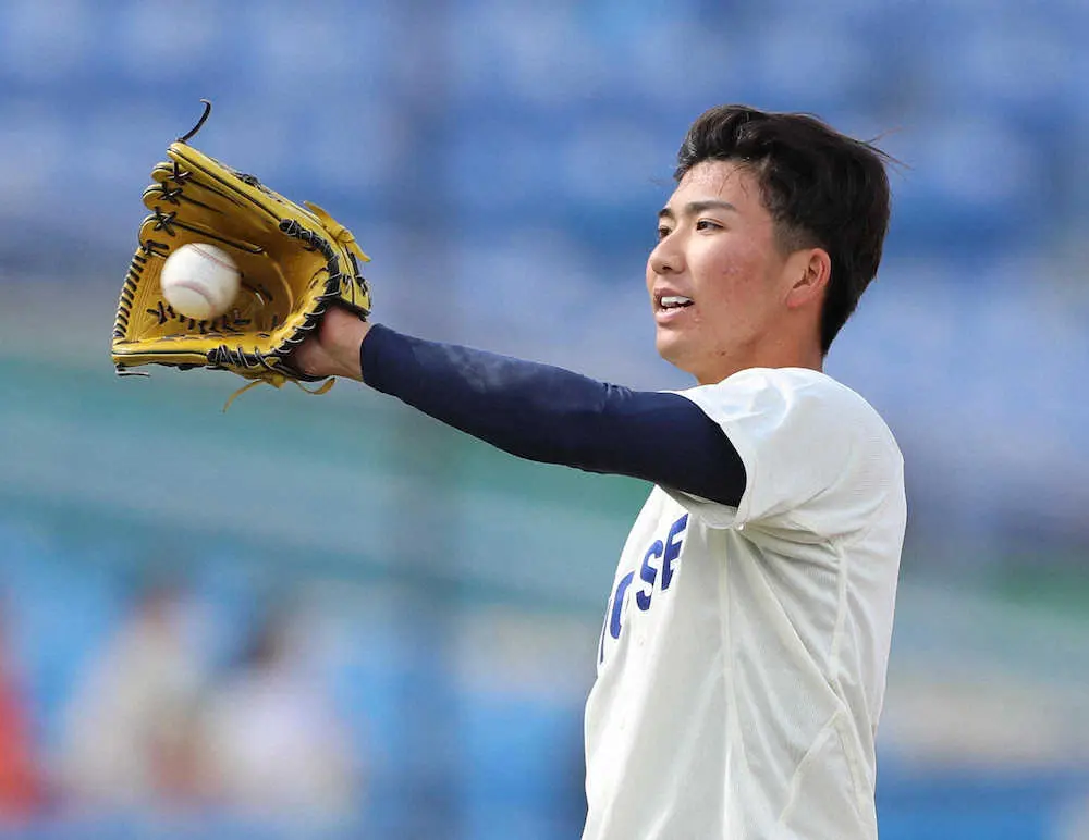 法大・篠木　制球苦しみ5回4失点　加藤監督「2回戦は総力戦で勝ちに行く」