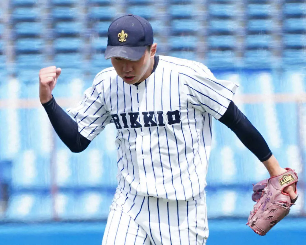 立大・島田　緊急登板も5回1失点の好投でリーグ戦初勝利