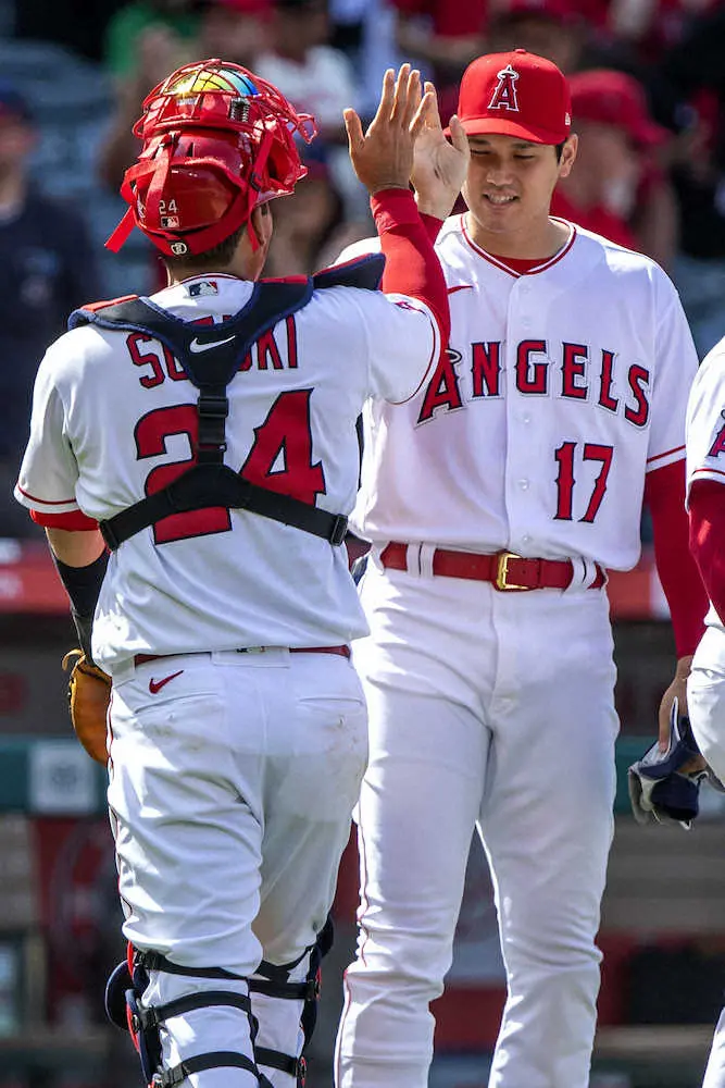 大谷翔平　開幕から20戦目で初の欠場、代打待機も出番なく“初休養”エ軍は5連勝で貯金6