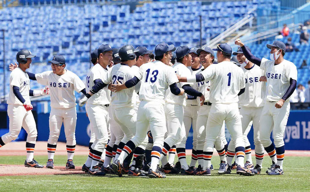 法大がサヨナラ勝ちで先勝　3年・内海貴がリーグ戦初安打の殊勲打　東京六大学野球