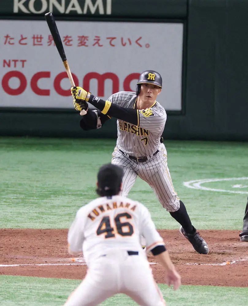 【画像・写真】阪神・糸井「ヤッターーー！！！」　さすがの勝負強さで2点適時打！西純の代打で初勝利をアシスト