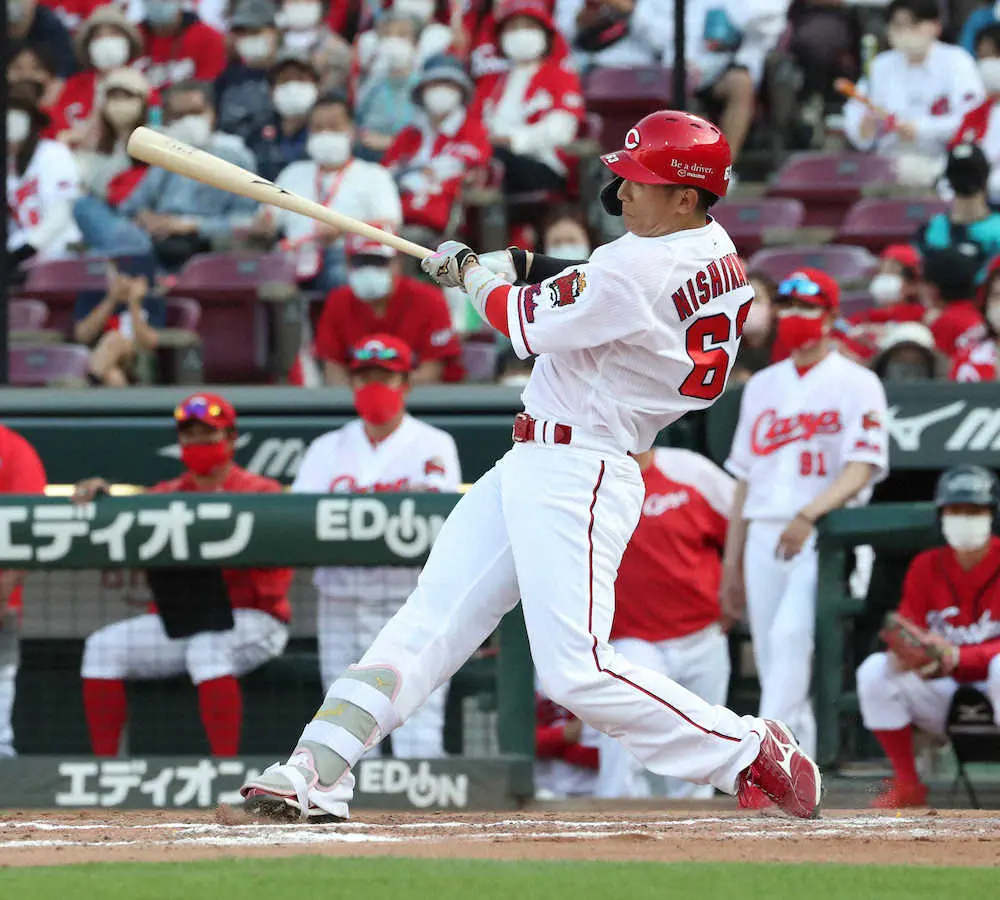 広島劇的！西川サヨナラ弾「勝ててよかった」　前夜に続いての延長戦で雪辱