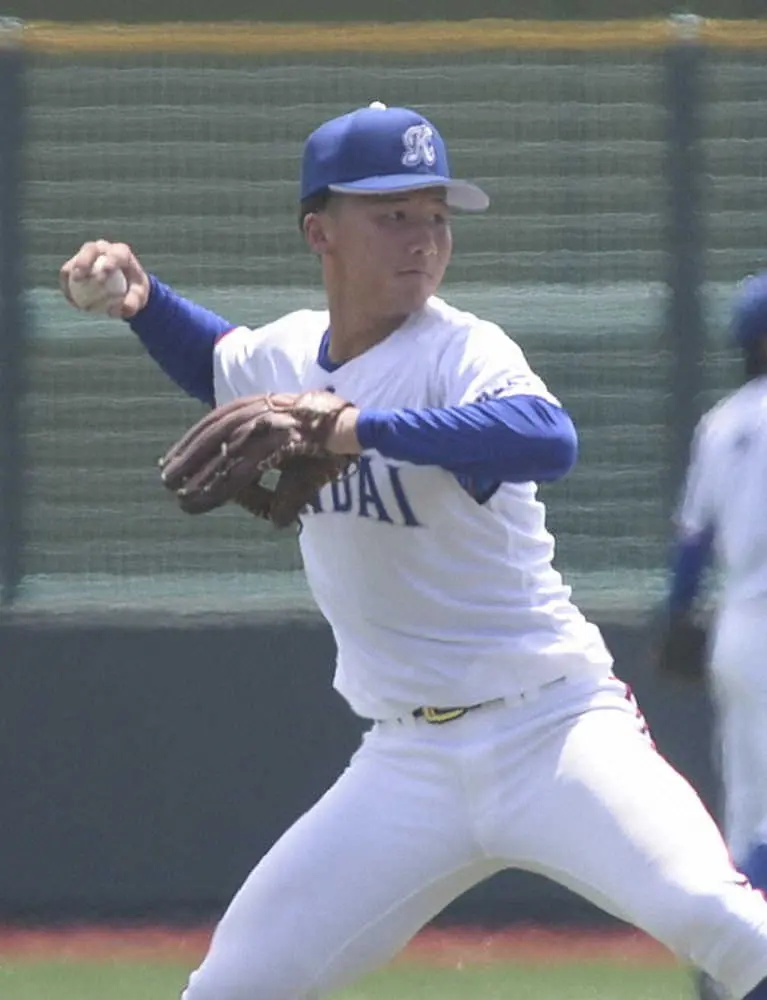 昨夏の智弁和歌山V戦士、大経大・大西拓磨が関西六大学野球春季リーグで初打点